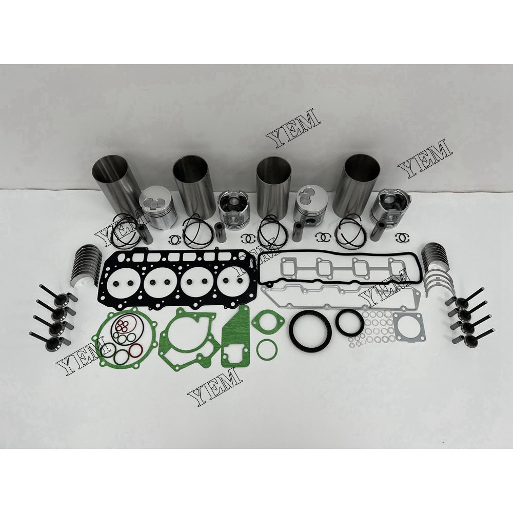 Cylinder Liner And Gasket Kit With Bearing Valve Guide For Yanmar 4D94E Engine parts