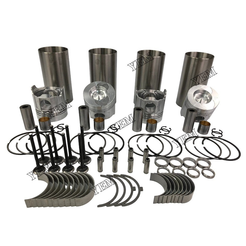 Cylinder Liner Kit With Engine Bearing & Valves 4TN100 For Yanmar Engine parts