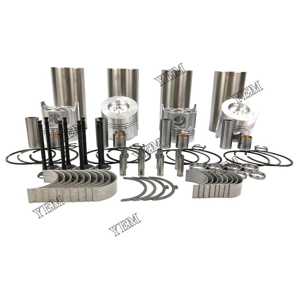 Cylinder Liner Kit With Engine Bearing & Valves 4TN100 For Yanmar Engine parts