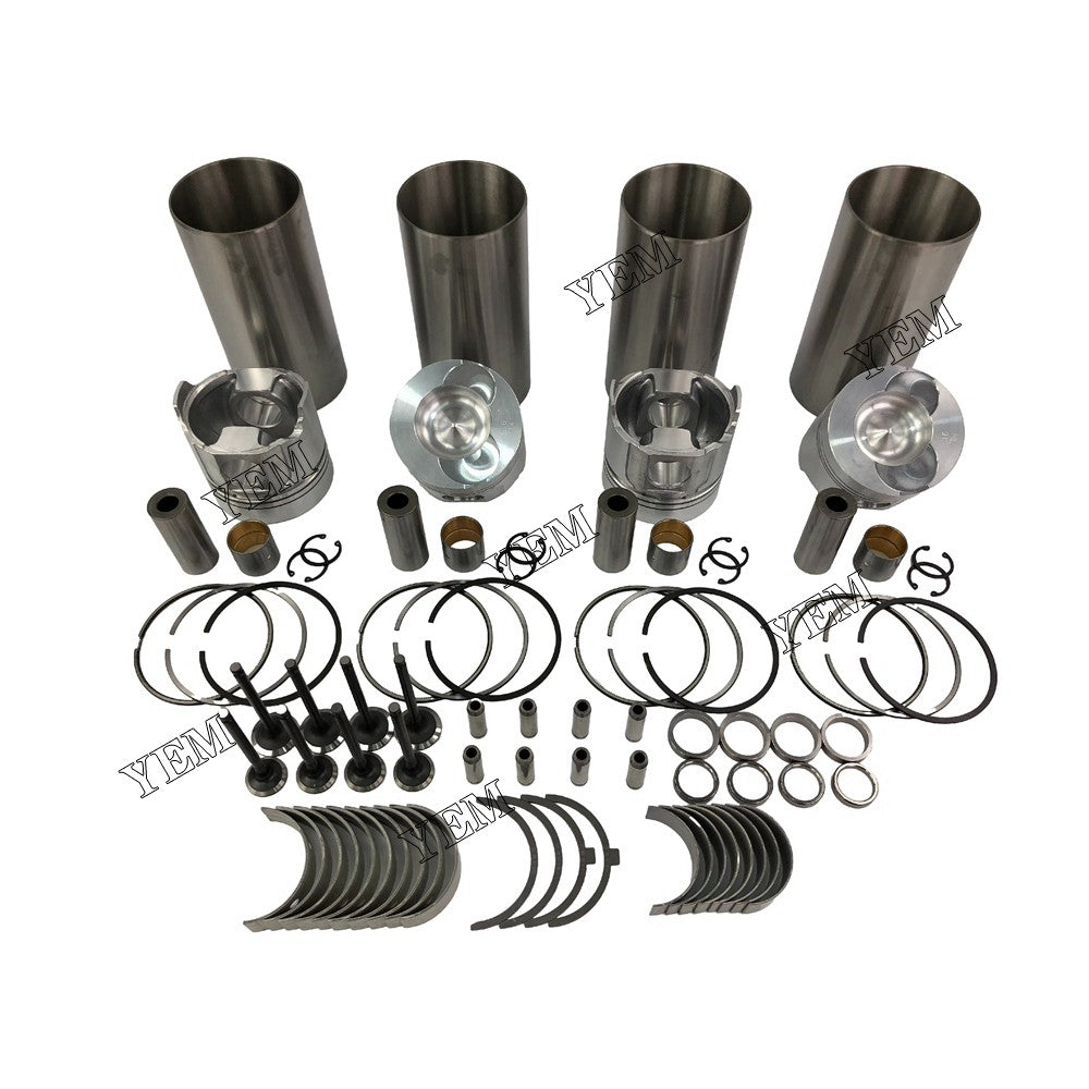 Cylinder Liner Kit With Engine Bearing & Valves 4TN100 For Yanmar Engine parts