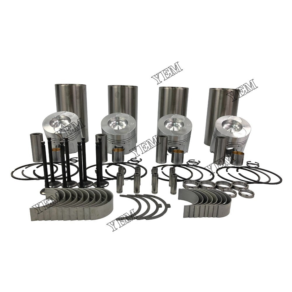 Cylinder Liner Kit With Engine Bearing & Valves 4TN100 For Yanmar Engine parts