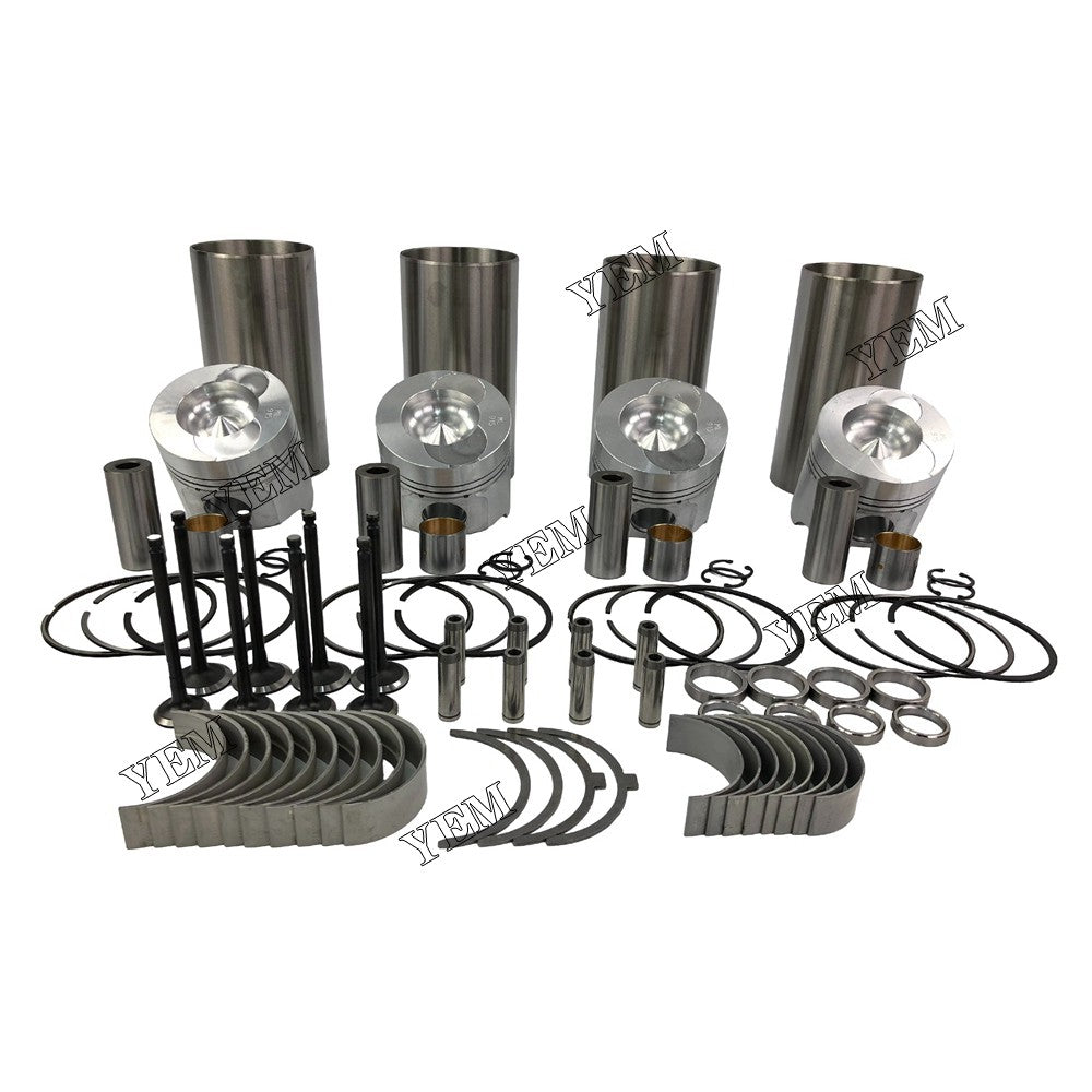 Cylinder Liner Kit With Engine Bearing & Valves 4TN100 For Yanmar Engine parts