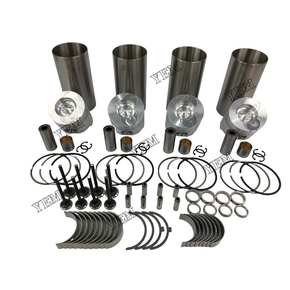 Cylinder Liner Kit With Engine Bearing & Valves 4TN100 For Yanmar Engine parts