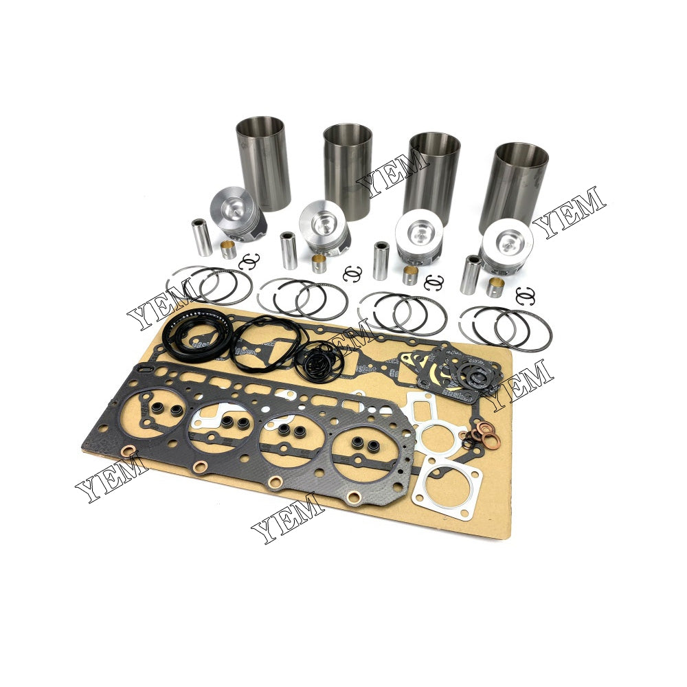 Cylinder Liner Kit With Gasket Set For Yanmar 4TNA78 Engine parts