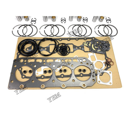 Cylinder Liner Kit With Gasket Set For Yanmar 4TNA78 Engine parts