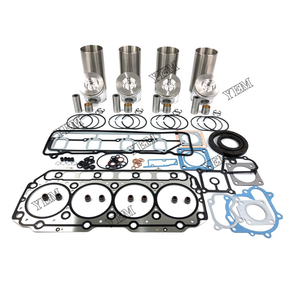 4TNE106 Cylinder Liner Kit With Gasket Set For Yanmar Engine parts