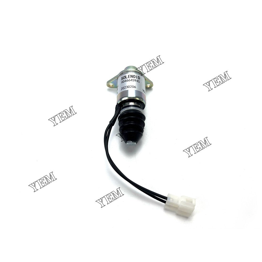 4TNE84 Fuel Stop Solenoid Valve 129209-77950 HD46645945 For Yanmar Engine parts