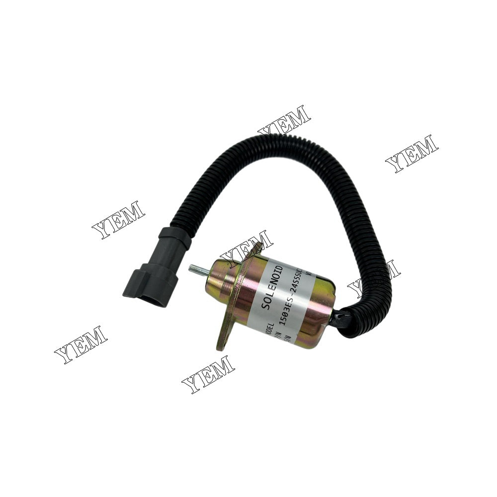Fuel Stop Solenoid Valve 1503ES-24S5SUC11S For Yanmar 4TNE84 Engine parts