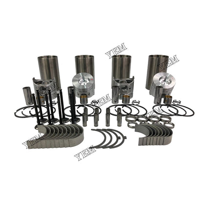 Cylinder Liner Kit With Engine Bearing & Valves For Yanmar 4TNE86 Engine parts