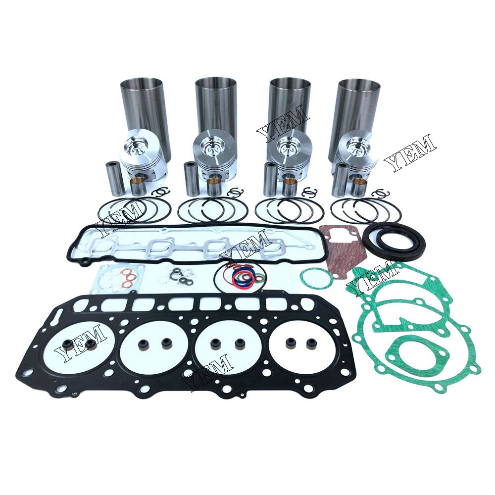 Cylinder Liner Kit With Gasket Set For Yanmar 4TNE98 Engine parts