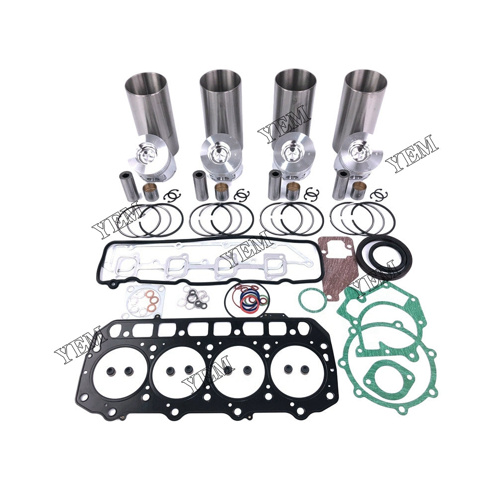 Cylinder Liner Kit With Gasket Set For Yanmar 4TNE98 Engine parts