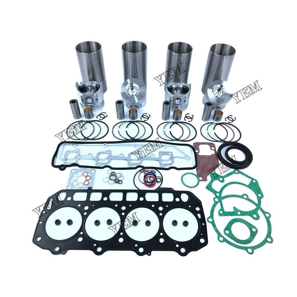 Cylinder Liner Kit With Gasket Set For Yanmar 4TNE98 Engine parts