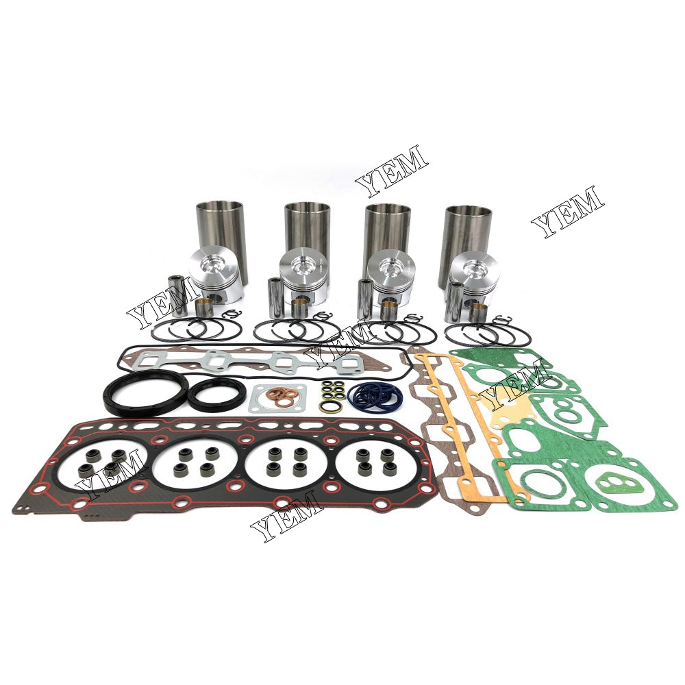 Cylinder Liner Kit With Gasket Set For Yanmar 4TNV84 Engine parts