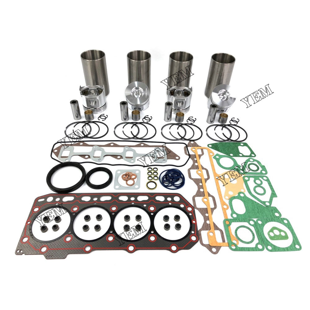 Cylinder Liner Kit With Gasket Set For Yanmar 4TNV84 Engine parts