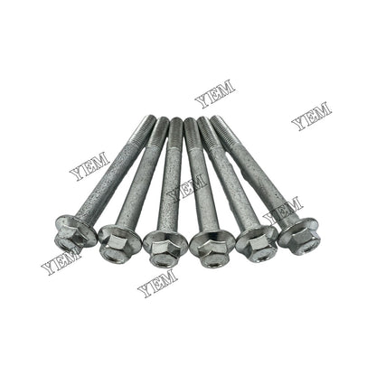 Exhaust Manifold Bolts 119802-13680 For Yanmar 4TNV94 Engine parts