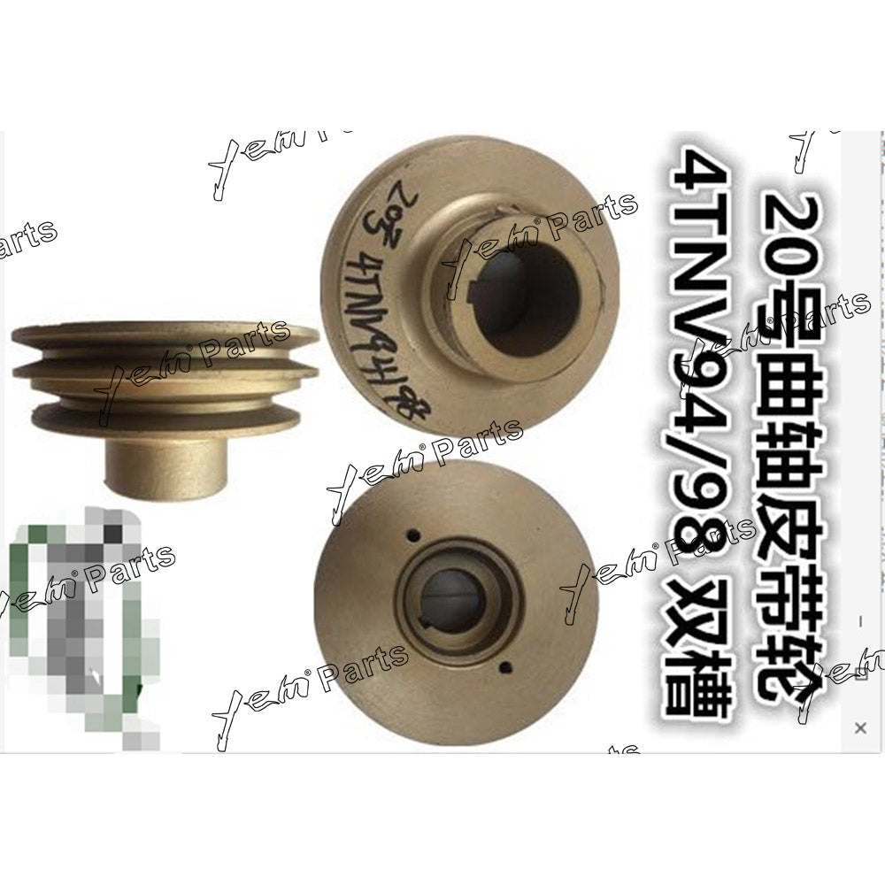 Crankshaft Pulley For Yanmar 4TNV94 Engine parts