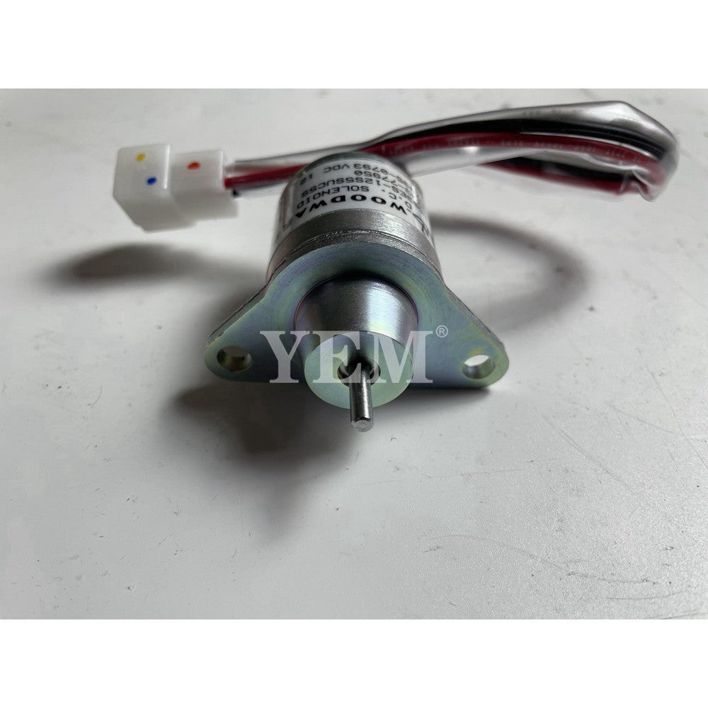 119653-77950 Fuel Stop Solenoid Valve For Yanmar 4TNV94 Engine parts