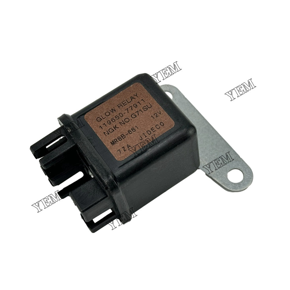 Glow Plug Lamp Timer 119650-77911 For Yanmar Engine parts 4TNV94