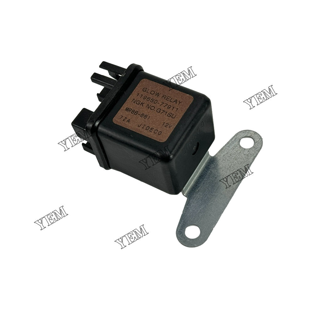 Glow Plug Lamp Timer 119650-77911 For Yanmar Engine parts 4TNV94