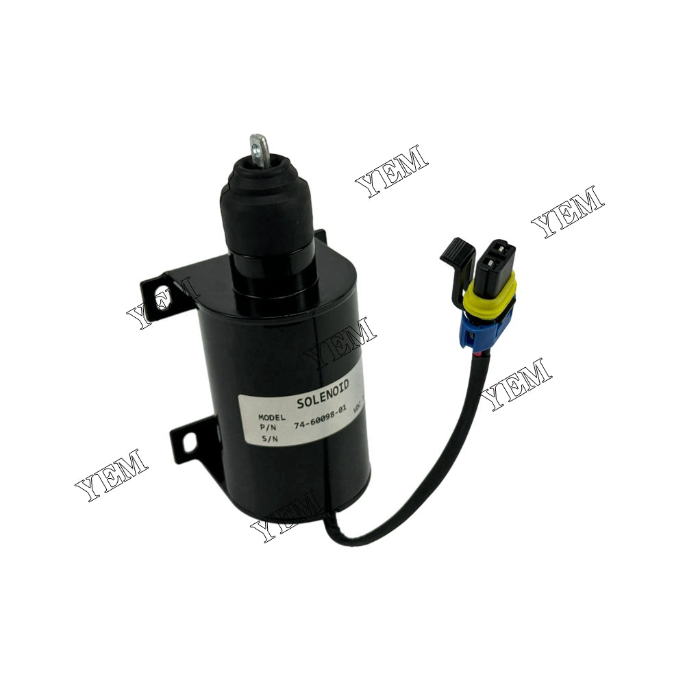 Fuel Stop Solenoid Valve 74-60098-01 For Yanmar 4TNV98 Engine parts