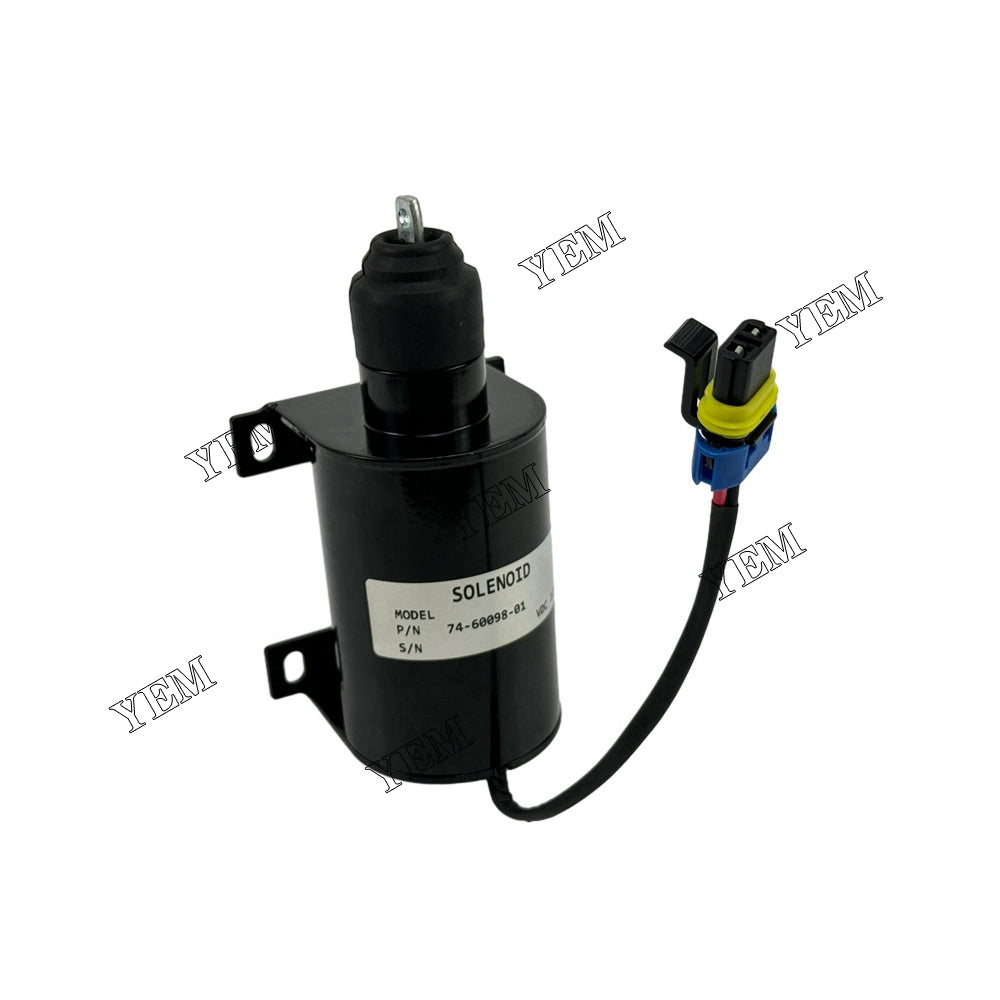 Fuel Stop Solenoid Valve 74-60098-01 For Yanmar 4TNV98 Engine parts