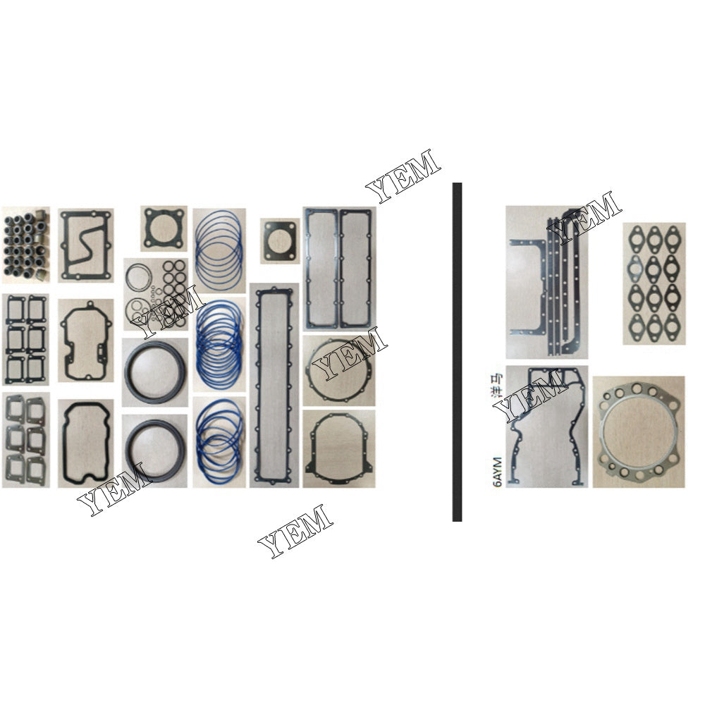 Full Gasket Kit For Yanmar 6AYM Engine parts