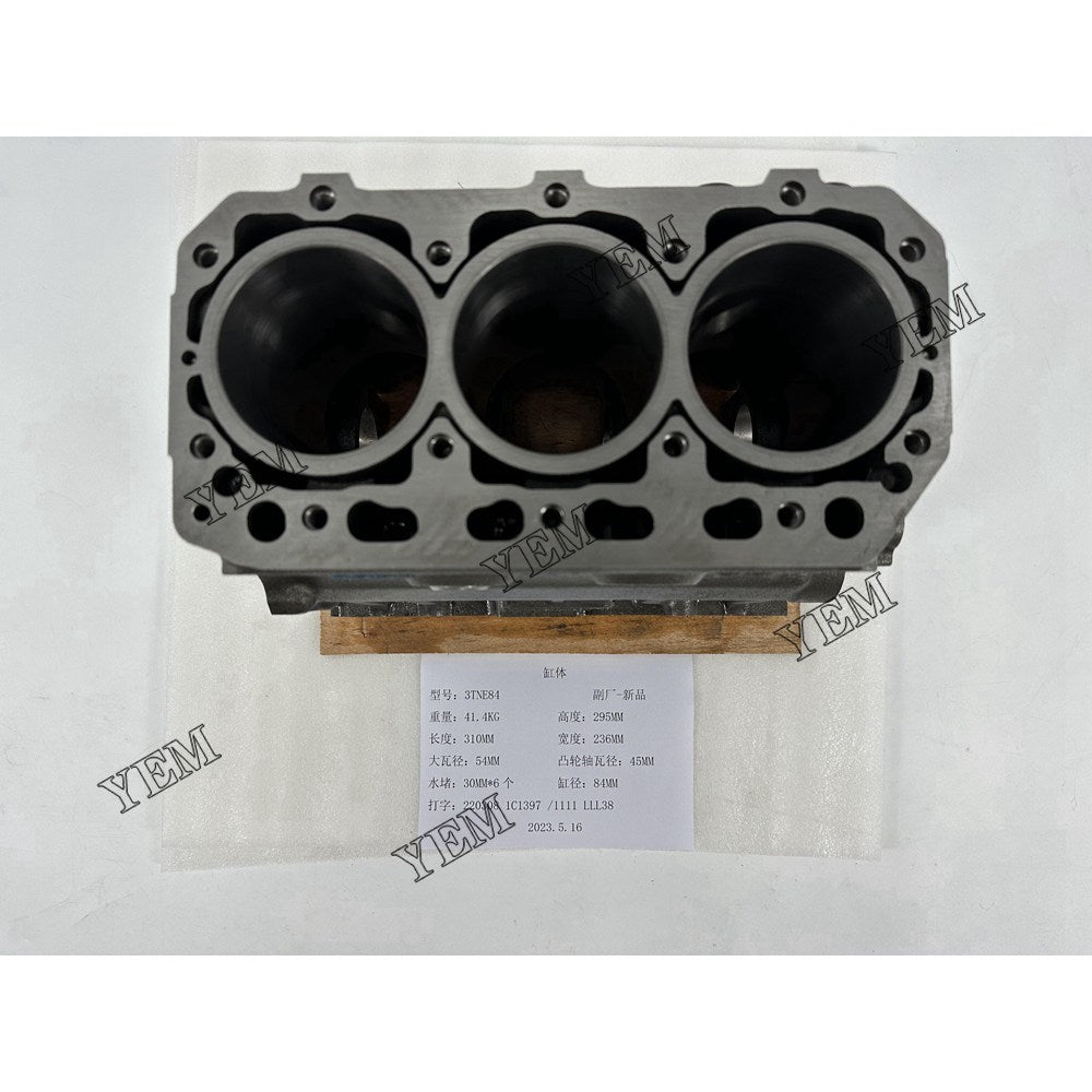 Cylinder Block For Yanmar Engine parts 3TNE84