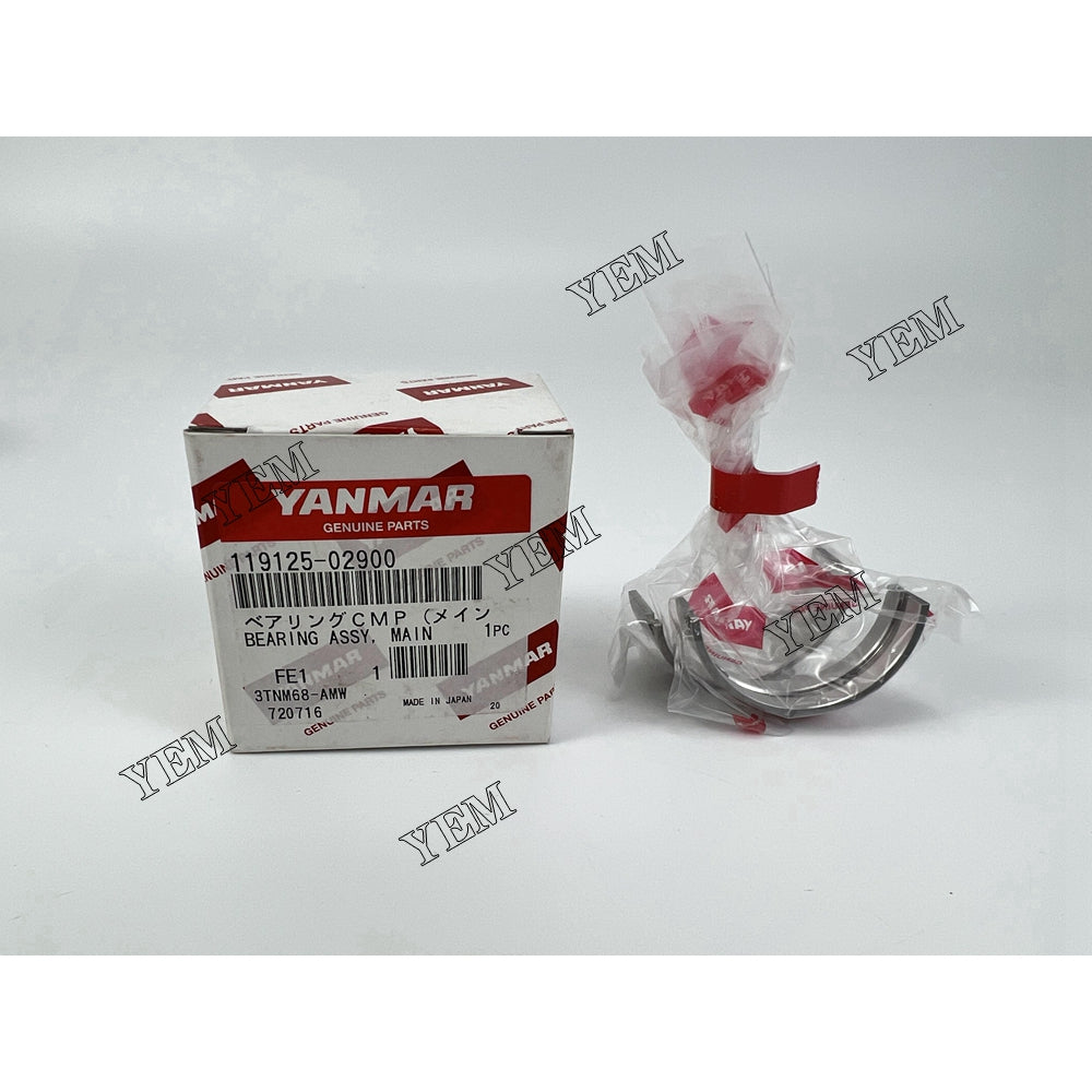 119125-02900 Main Bearing For Yanmar 3TNM68 Engine parts