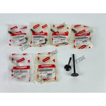 119125-11110 Intake & Exhaust Valve 3TNM68 For Yanmar Engine parts