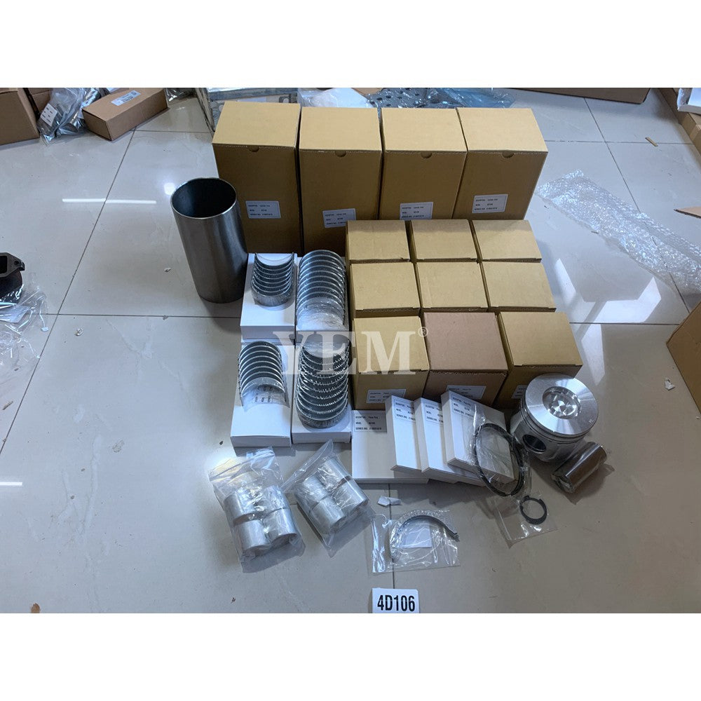 Cylinder Liner Kit With Bearing Set For Yanmar 4D106 Engine parts