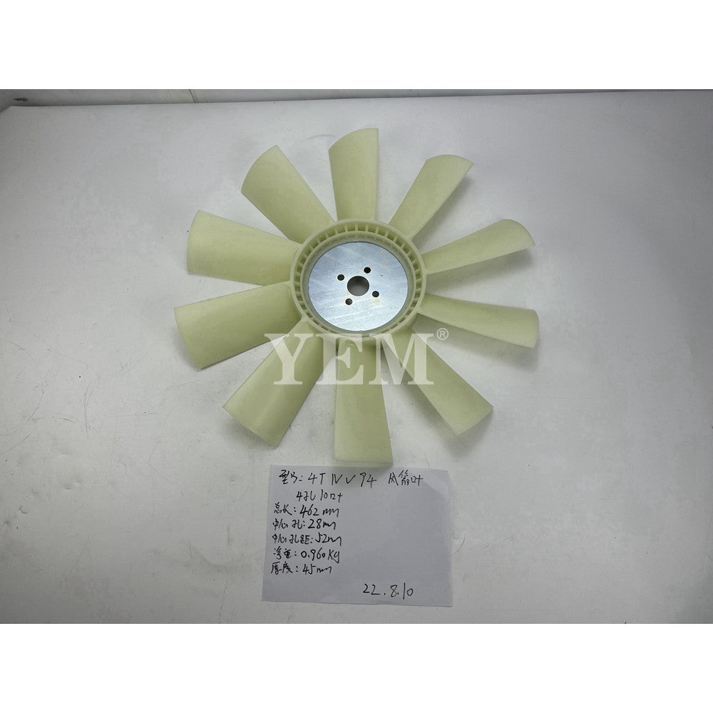 Fan Blade For Yanmar 4TNV94 Engine parts